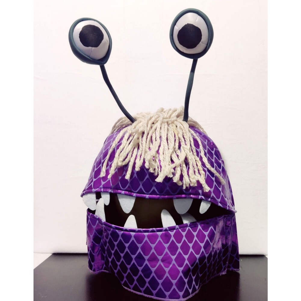 Disney Monsters Inc. Boo Purple Monster Halloween Headpiece Kids M 3T-4T NEW